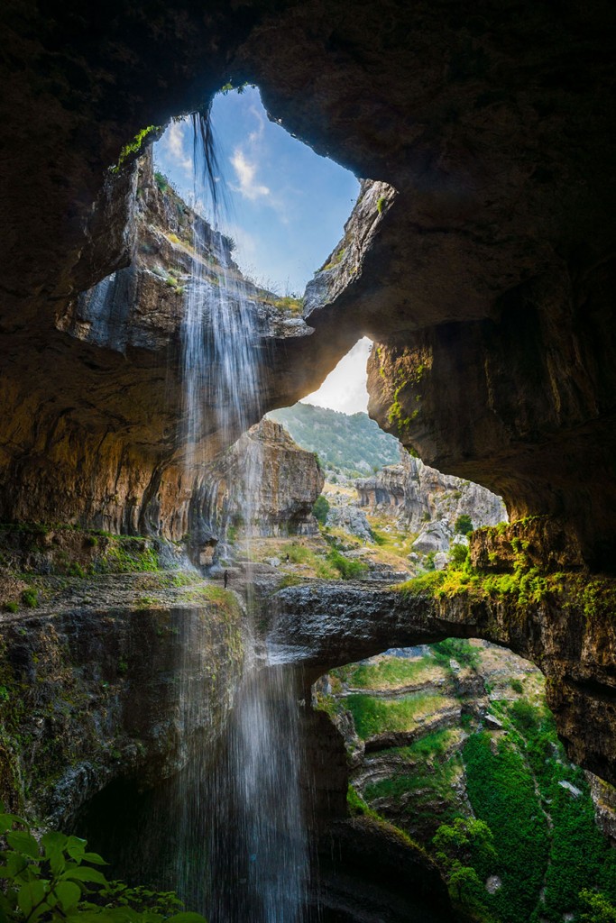 Baatara Gorge Waterfall, Tannourine, Lebanon